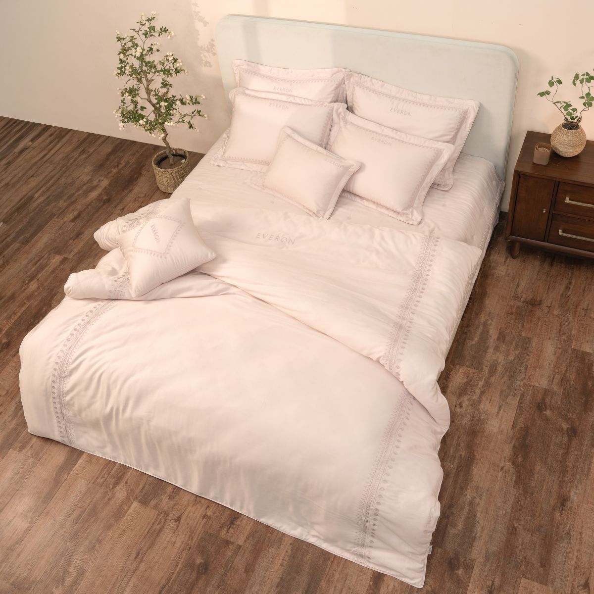 Bộ chăn ga gối Everon ESTMC-27003 - Broderie