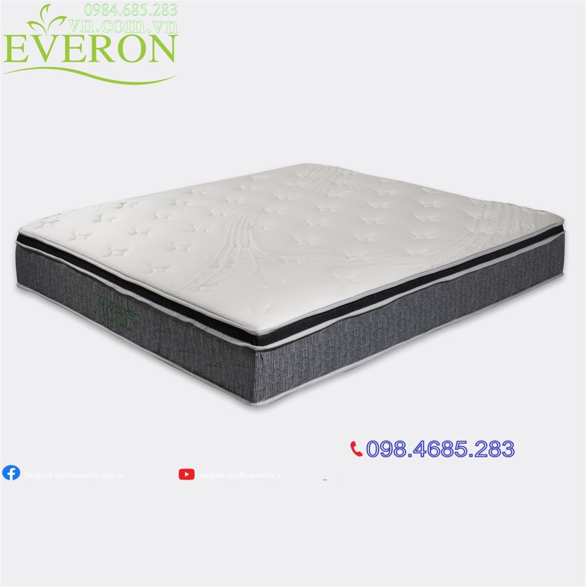 Đệm Lò Xo Everon Havana Euro Top