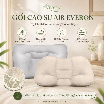 Gối Cao Su Air Everon - Air Latex Pillow