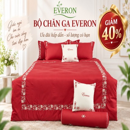 Bộ chăn ga gối Everon ESM-22019